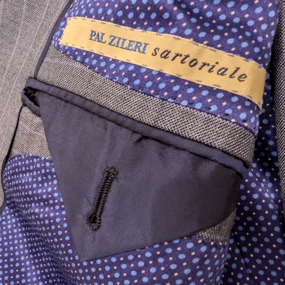 Pal Zileri sartorial 2 piece suit jacket 48R pants  50R - Picture 3 of 12